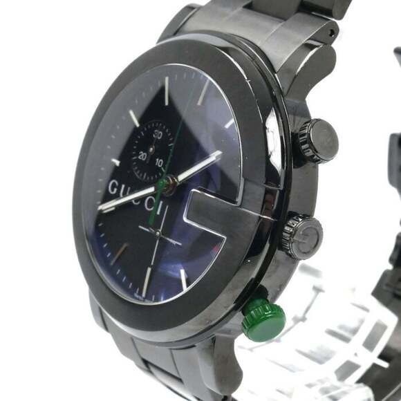 GUCCI Gucci Chronograph Watch, Battery-Operated, YA101331/101M, Men's - Picture 2 of 9